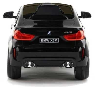 Samochód na Akumulator BMW X6 Czarny M F16 Skóra koła EVA 90 Watt Auto