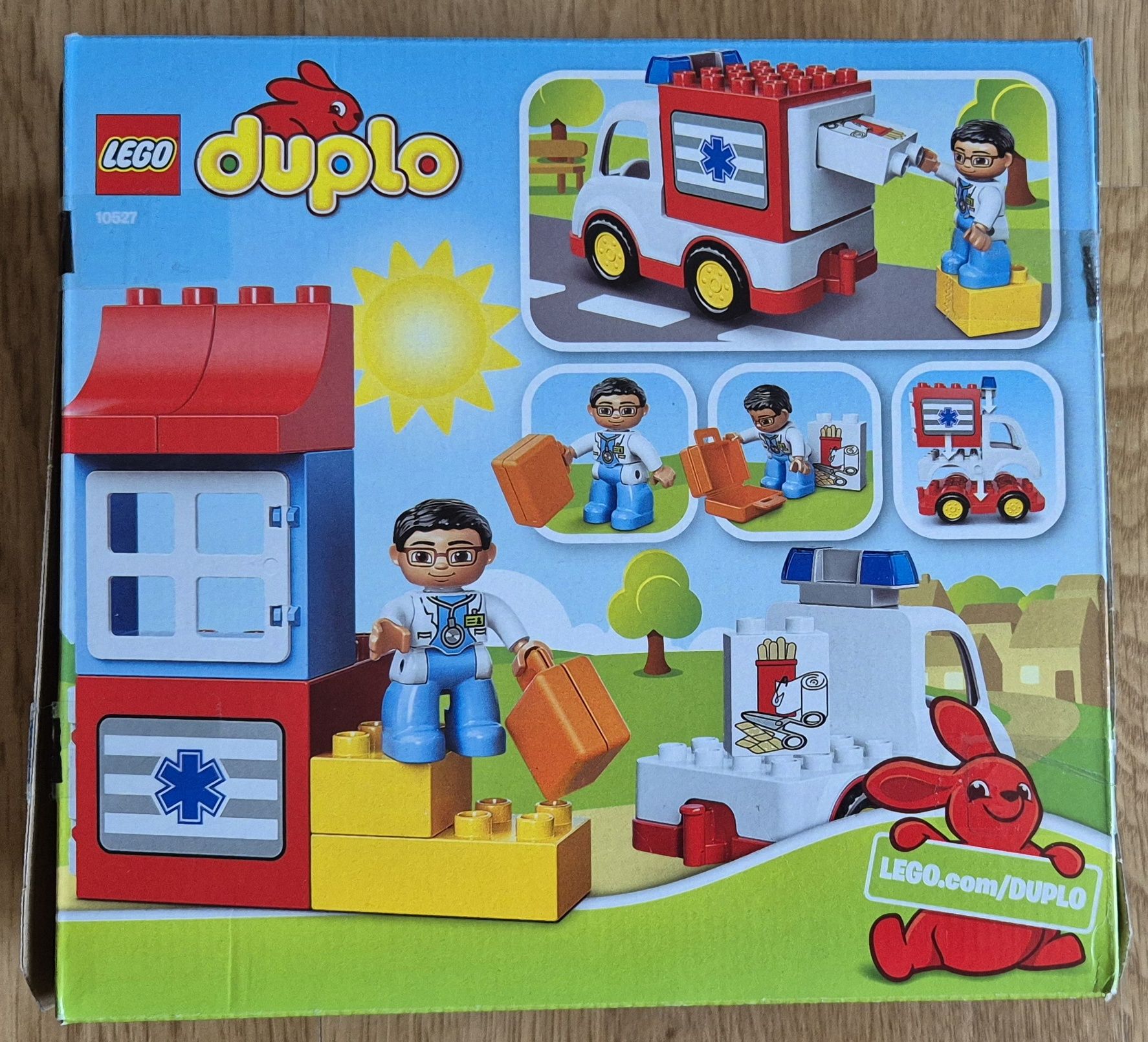 Lego Duplo Karetka zestaw pudełko.