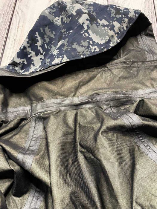 Тактическая Военная ветровка ВВС США US NavyGore Tex Blue Digital Camo