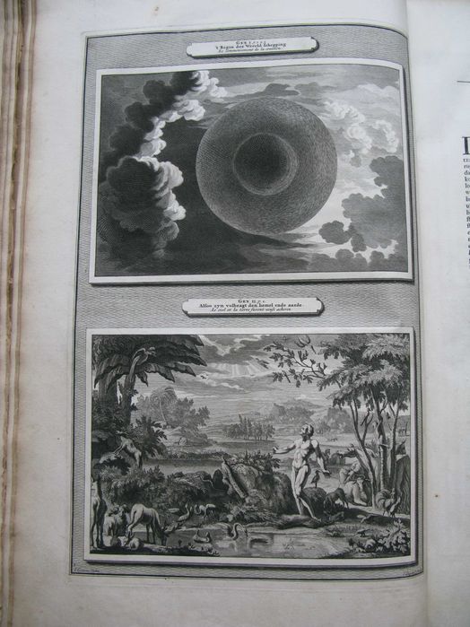 Біблія 1700р 47х30см антикварна книга бароко 400 гравюр карти офорт