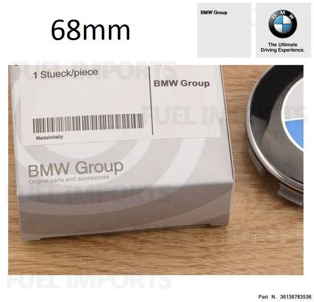 Símbolos emblemas para jantes Bmw 68mm Novos na cor original