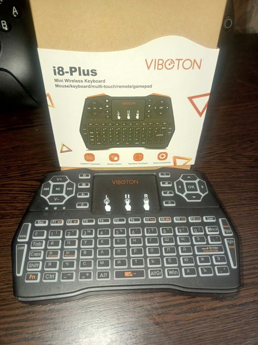 Міні-клавіатура-тачпад Viboton i8-Plus ПК ТВ-боксу Android російська