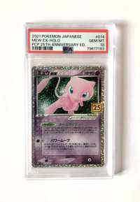 PSA 10 Pokemon Mew EX Holo 014/025 25th Anniversary Edition JPN