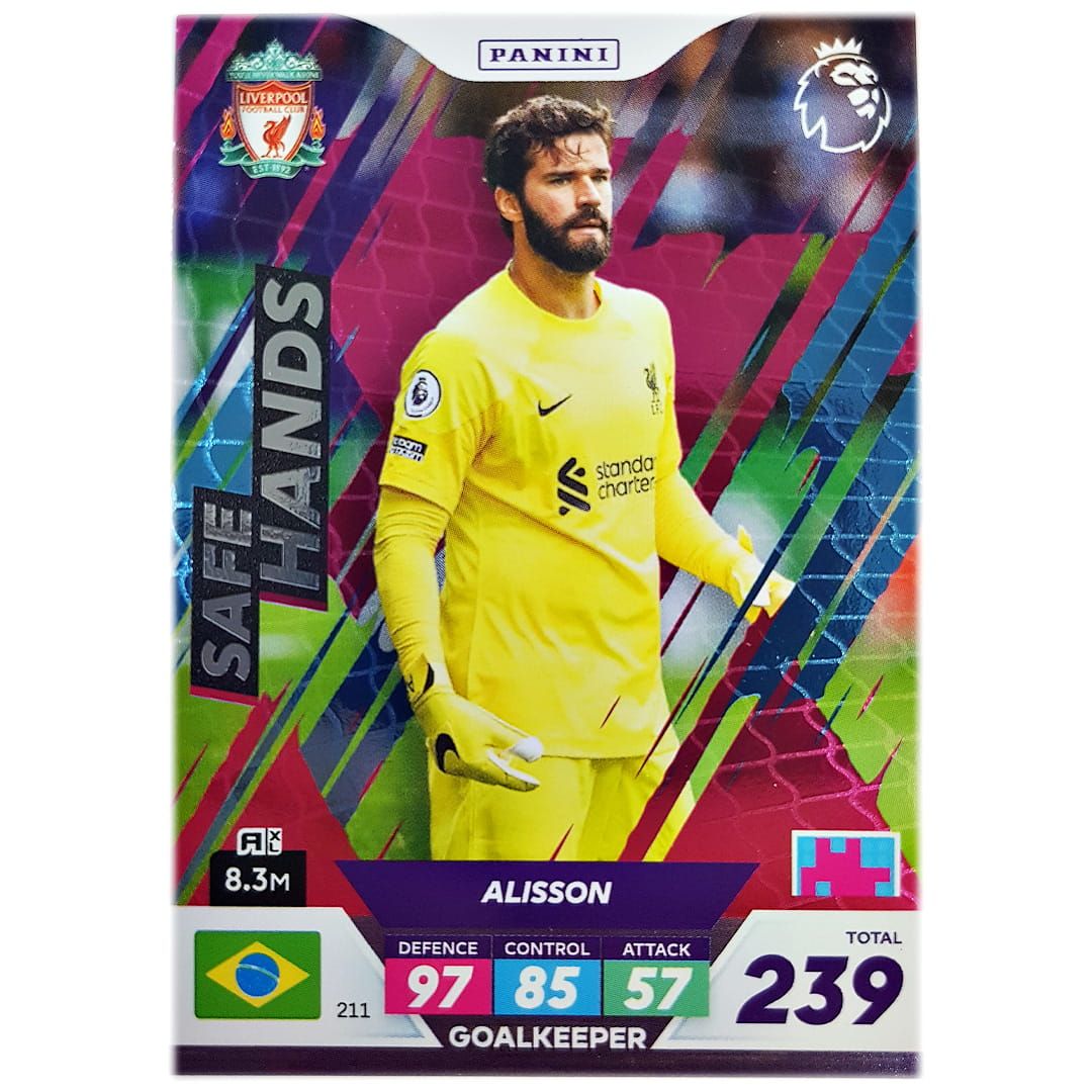 Karta Panini 211 Premier League 2023 Plus Alisson