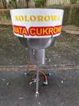 Nowa maszyna do waty cukrowej, wata cukrowa, popcorn