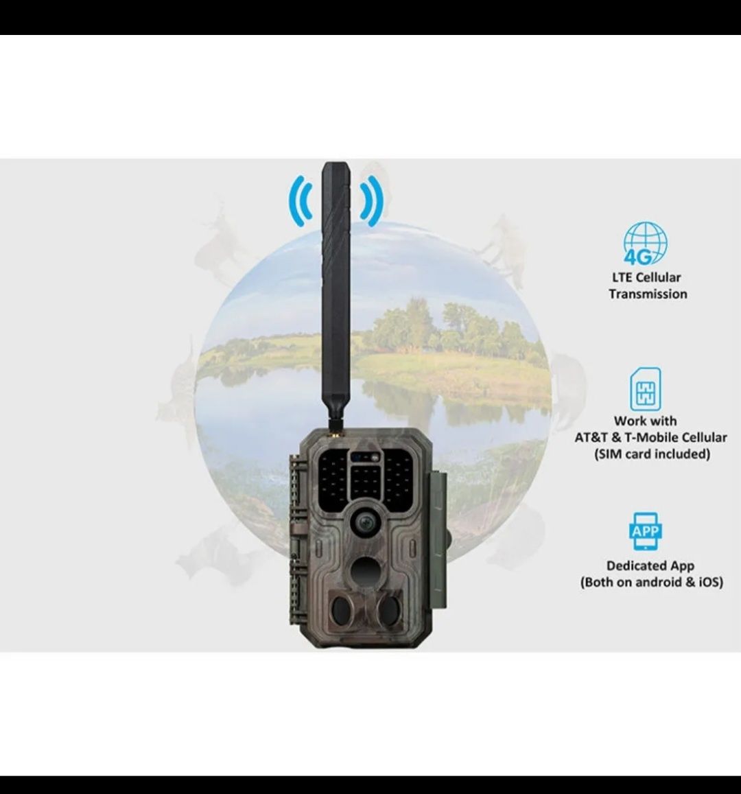 Camara Trail 4G cartão LTE