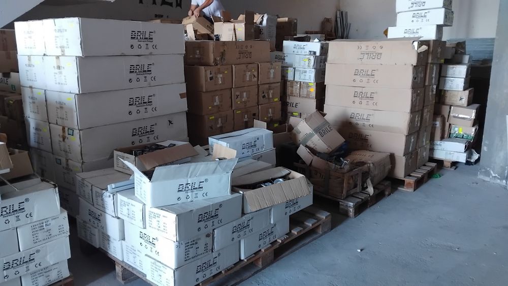 Lote peças de iluminação variadas