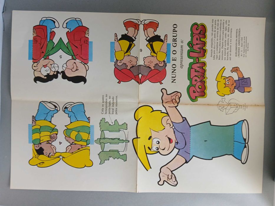 suplemento da revista nosso amiguinho poster para recortar