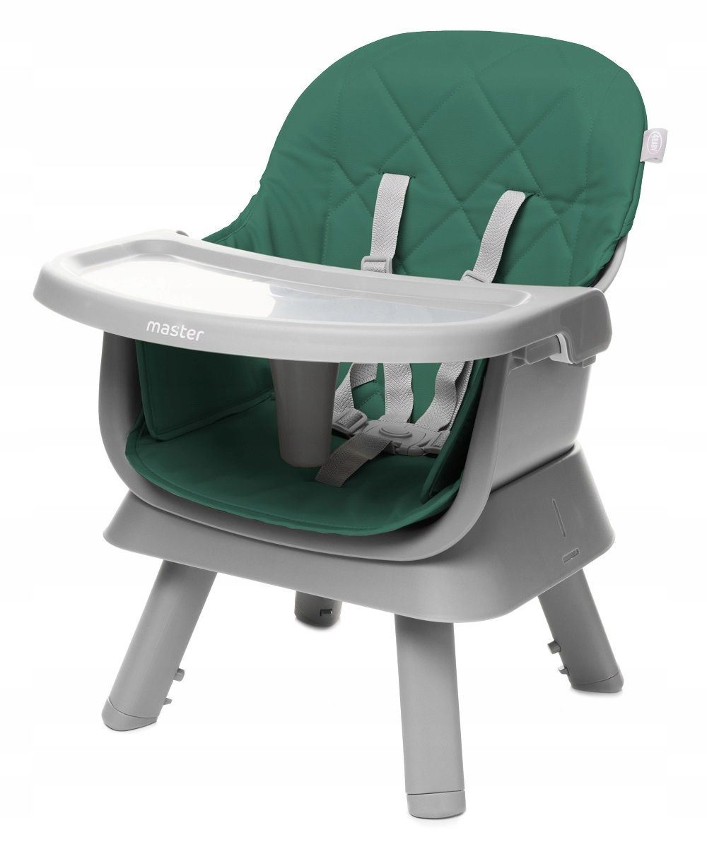 Nowe Krzesełko Do Karmienia 6w1 Taca Fotelik Stolik 4Baby Master Green