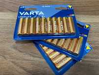Батарейка VARTA LR06 AA 1.5V alkaline пальчиковая лужна оригинал