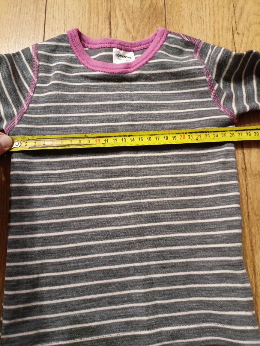 KappAhl 86/92, Koszulka bluzka wełniana Wool Wełna