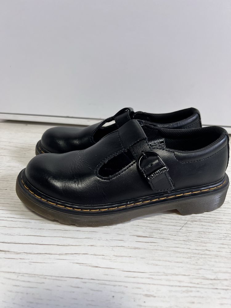 Стильні шкіряні туфлі для дівчинки 33 Dr. Martens