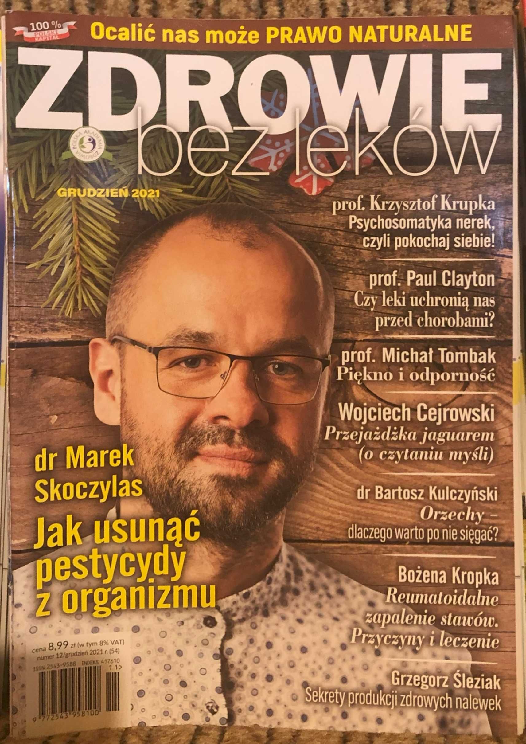 Zdrowie bez leków miesięcznik o zdrowiu - 41 numerów z lat 2019-23