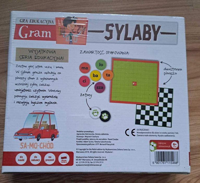 Gra edukacyjna Sylaby