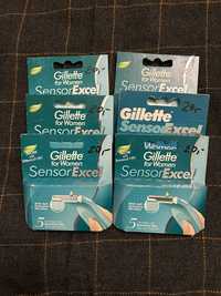 6 wkładów do Gillette sensore excel woman