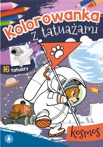 Kolorowanka z tatuażami. Kosmos