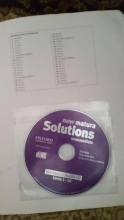 New Matura Solutions Intermediate. Workbook + CD