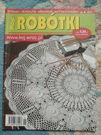 Czasopismo Moje Robótki numer 6/2014 szydełko frywolitki hardanger