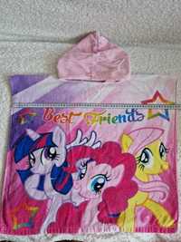 Ręcznik z kapturkiem nadruk My Little Pony
