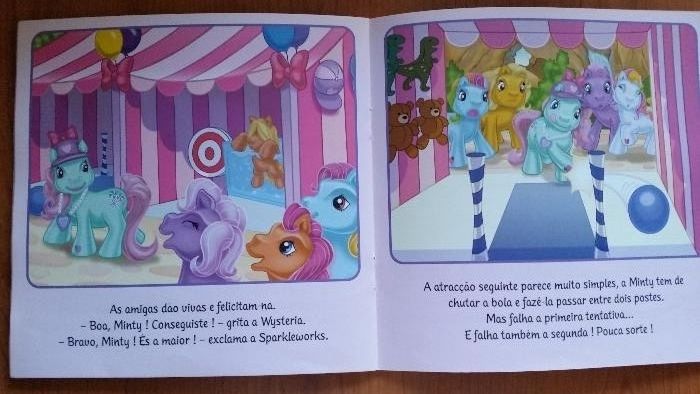 NOVOS| 3 Livros colecção My Little Pony