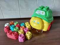 Clementoni Baby Clemmy, żółw z gumowymi klockami