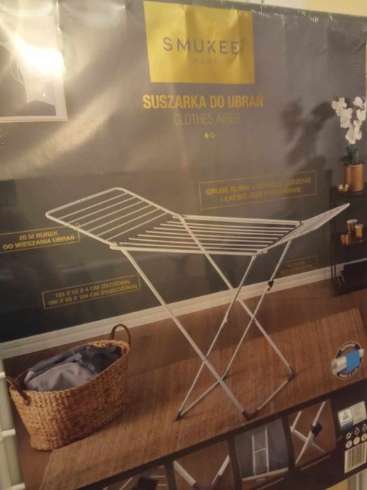 Nowa suszarka do ubrań grube rurki