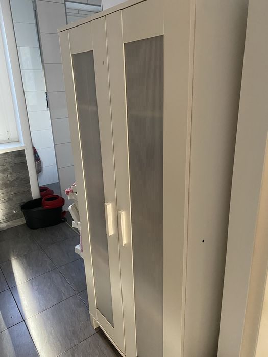 Ikea aneboda z polkami szafa biala