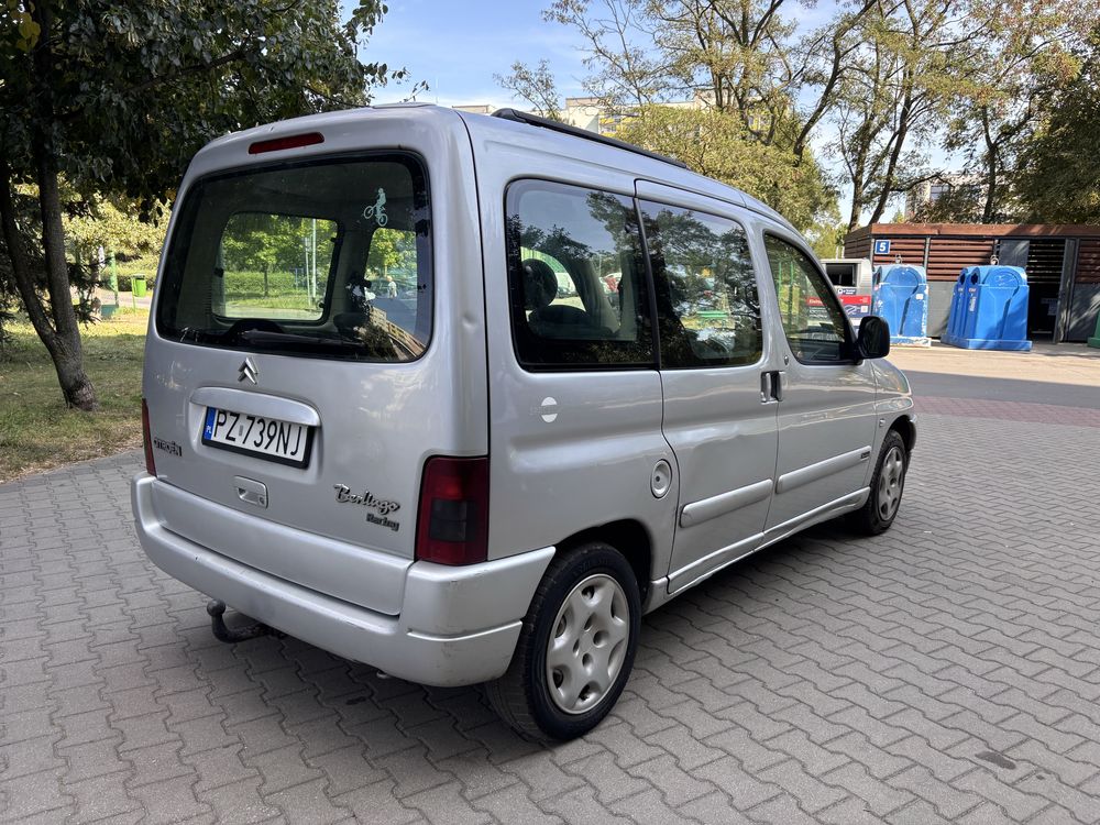 Citroen Berlingo 1.4 kat 75km 2002r SpaceLight hak klima
