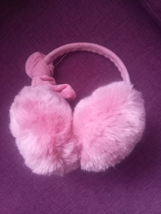Nauszniki różowe damskie