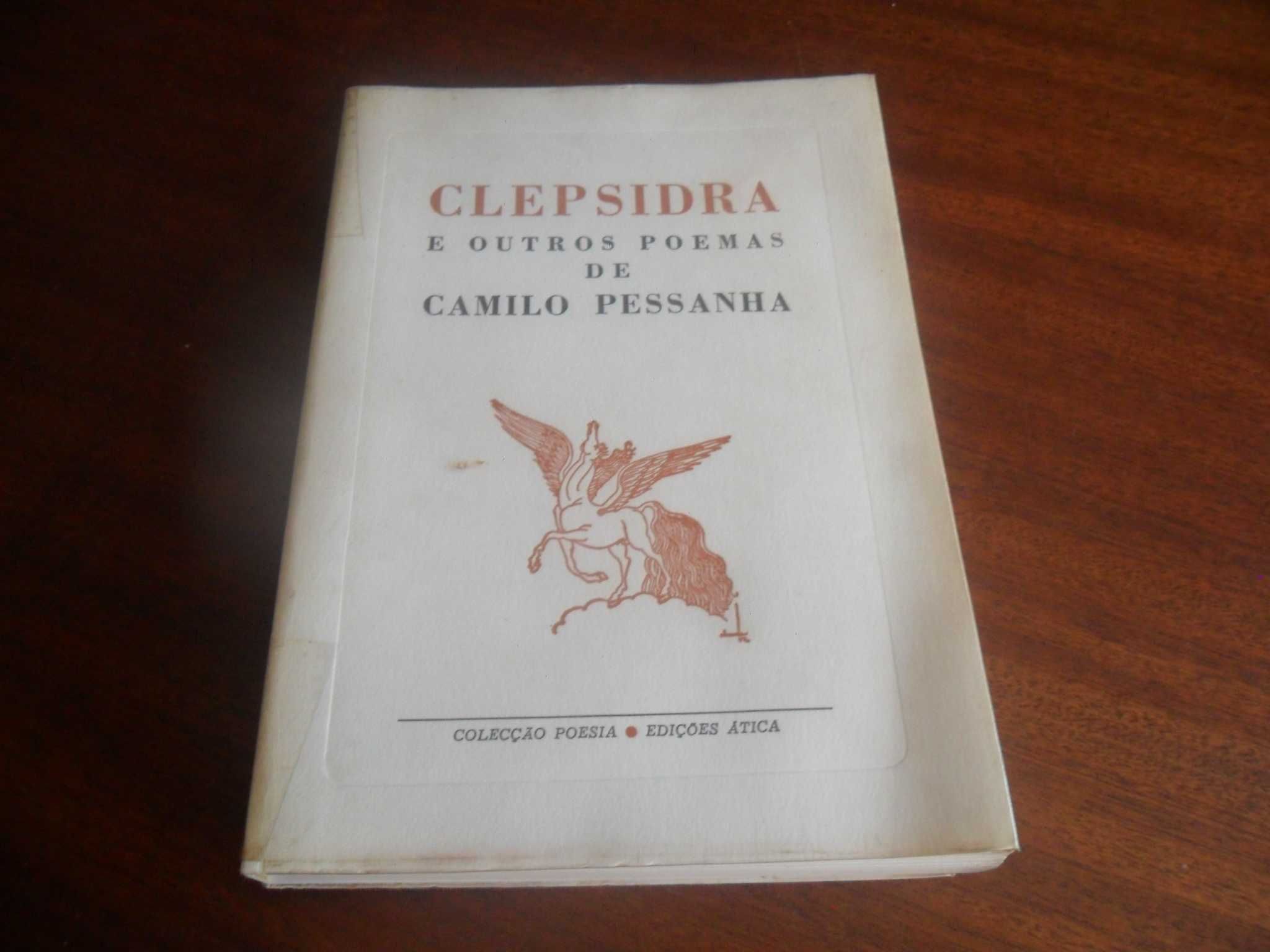 "Clepsidra e Outros Poemas" de Camilo Pessanha - 5ª Edição de 1973