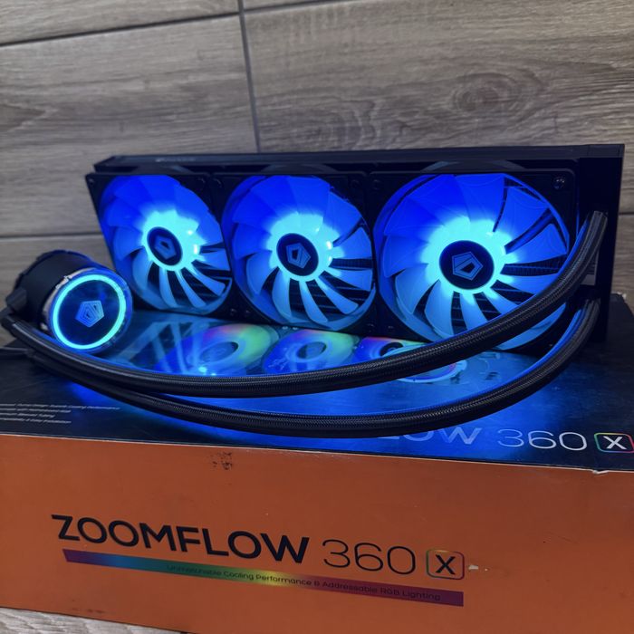 Водянка ID Cooling 360mm водяне охолодження, кулер