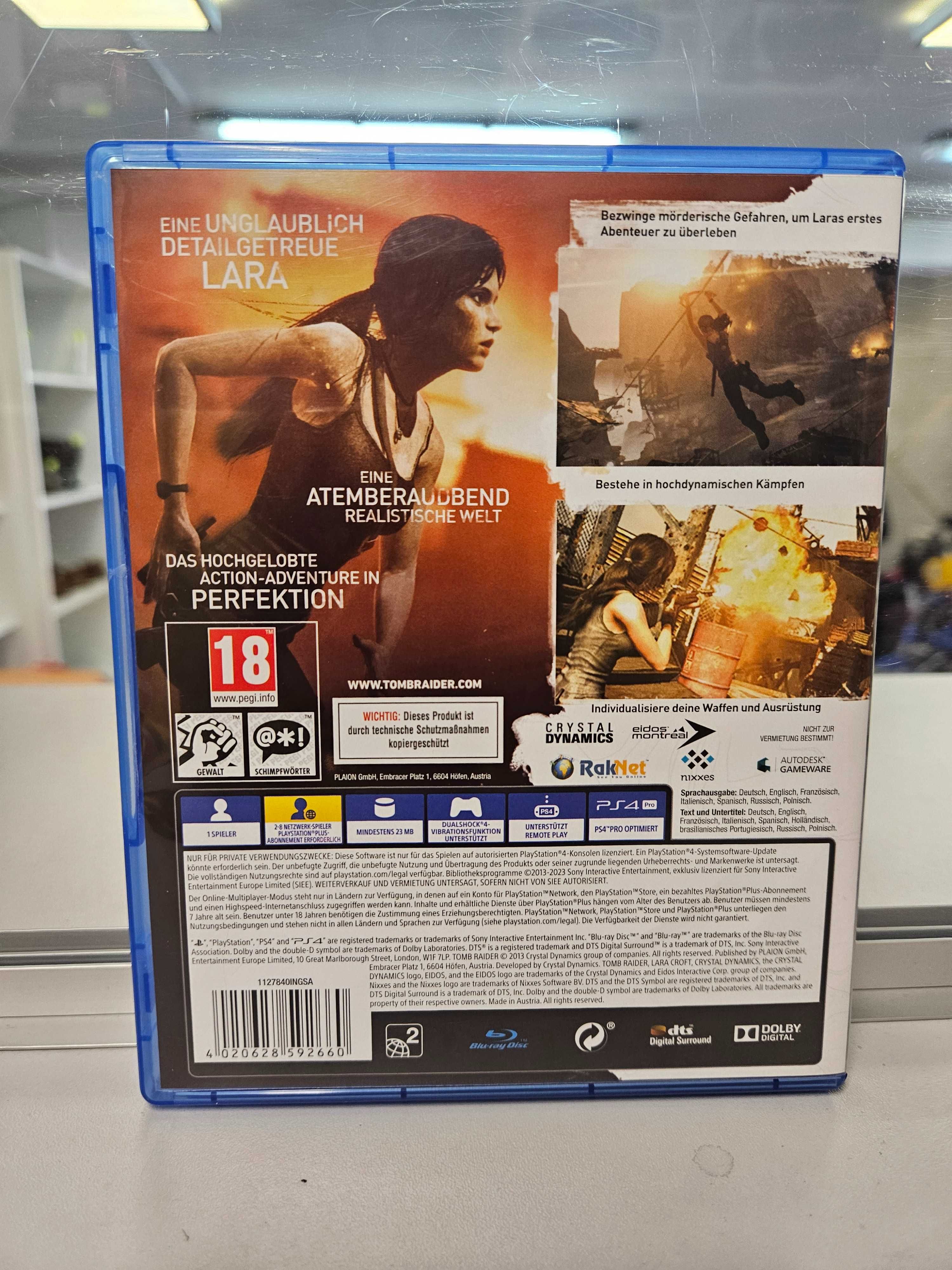 Gra na PS4 - Tomb Raider Definitive Edition