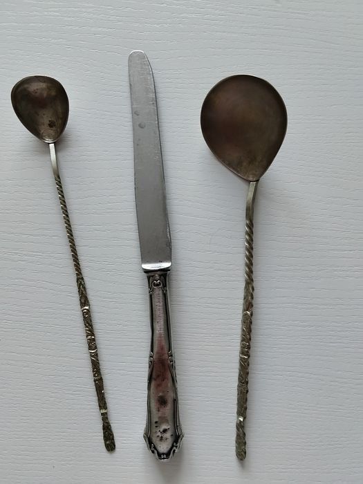 Radzieckie sztućce- stare.