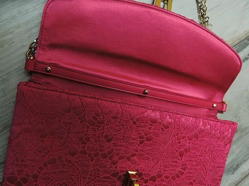 Dolce Gabbana Borsa Da Sera In Pizzo Wieczorowa Kopertówka Premium
