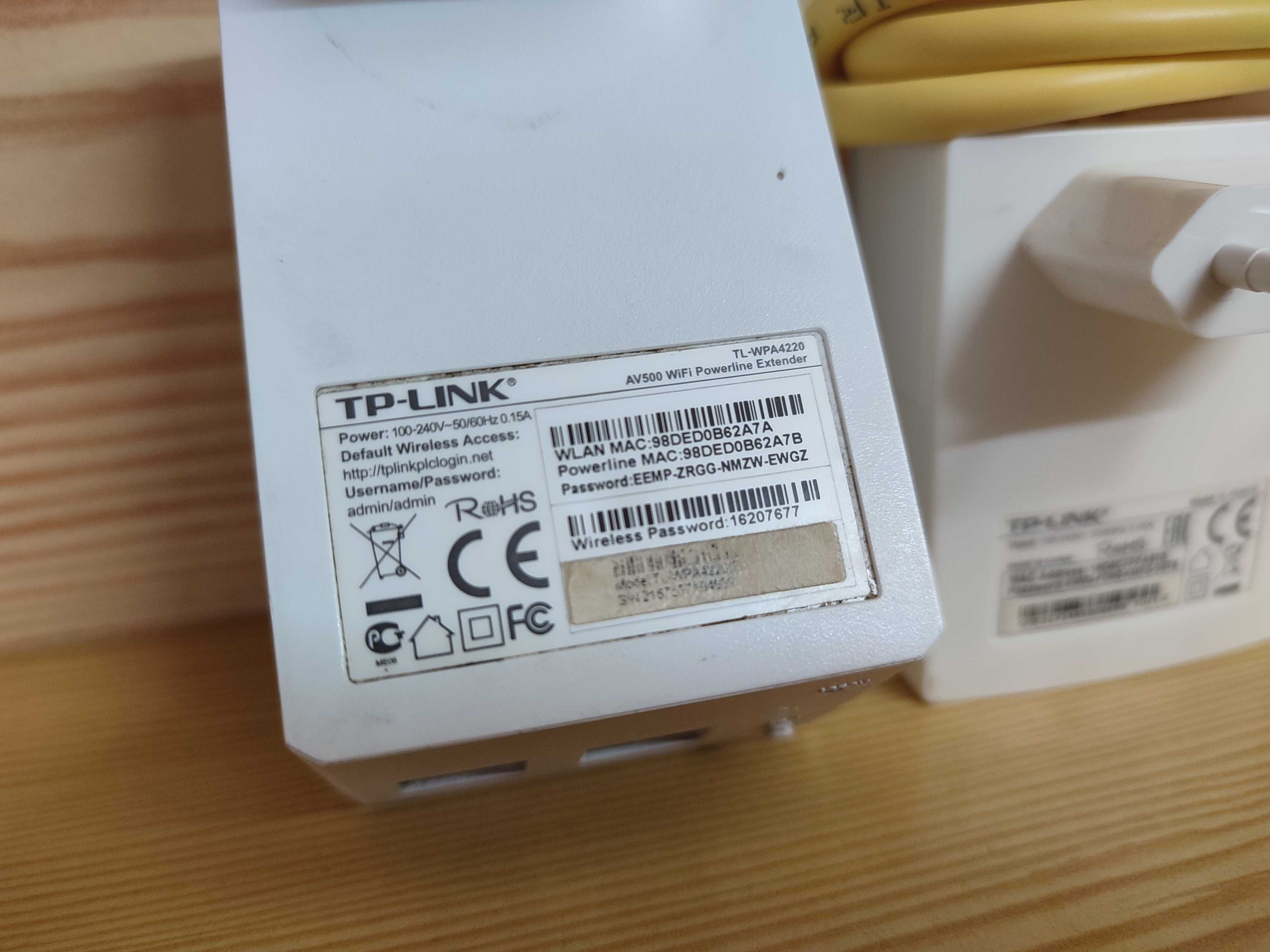 Kit 3x AV500 Tp-Link Wi-Fi Powerline Repetidor CPL