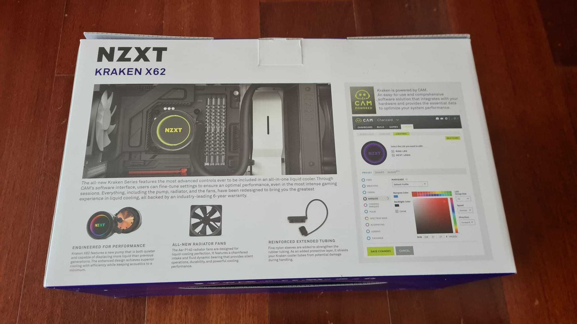 Cooler AIO NZXT Kraken X62 280mm como novo AM5