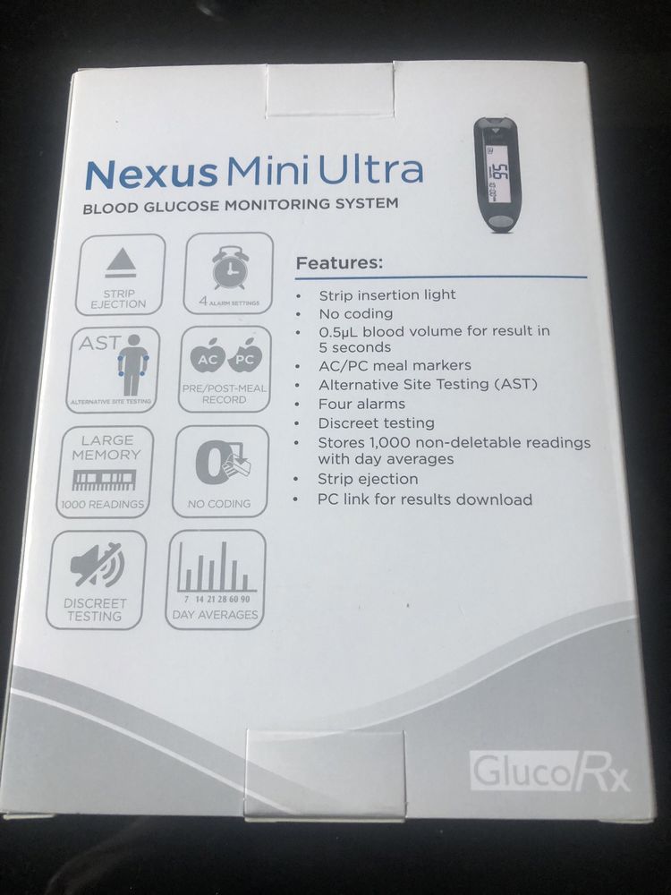 Глюкометр Nexus Mini Ultra