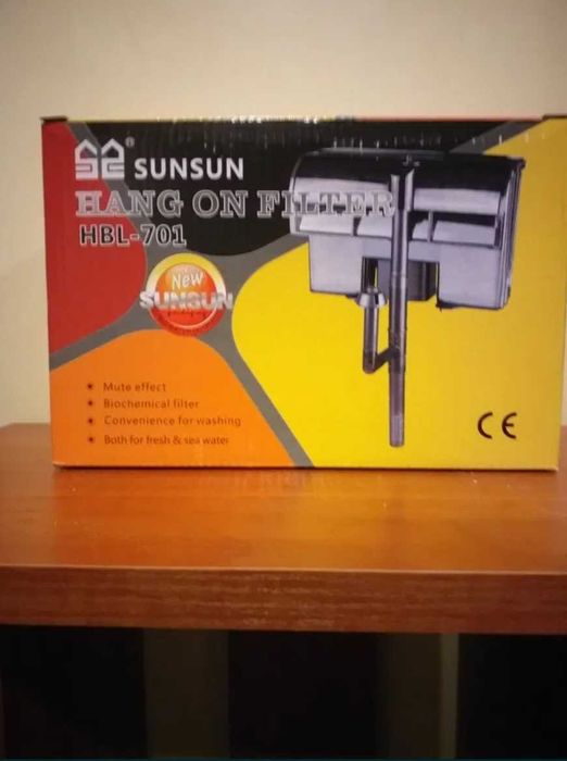 Навесной внешний фильтр для аквариумов до 20-120 л НОВЫЙ