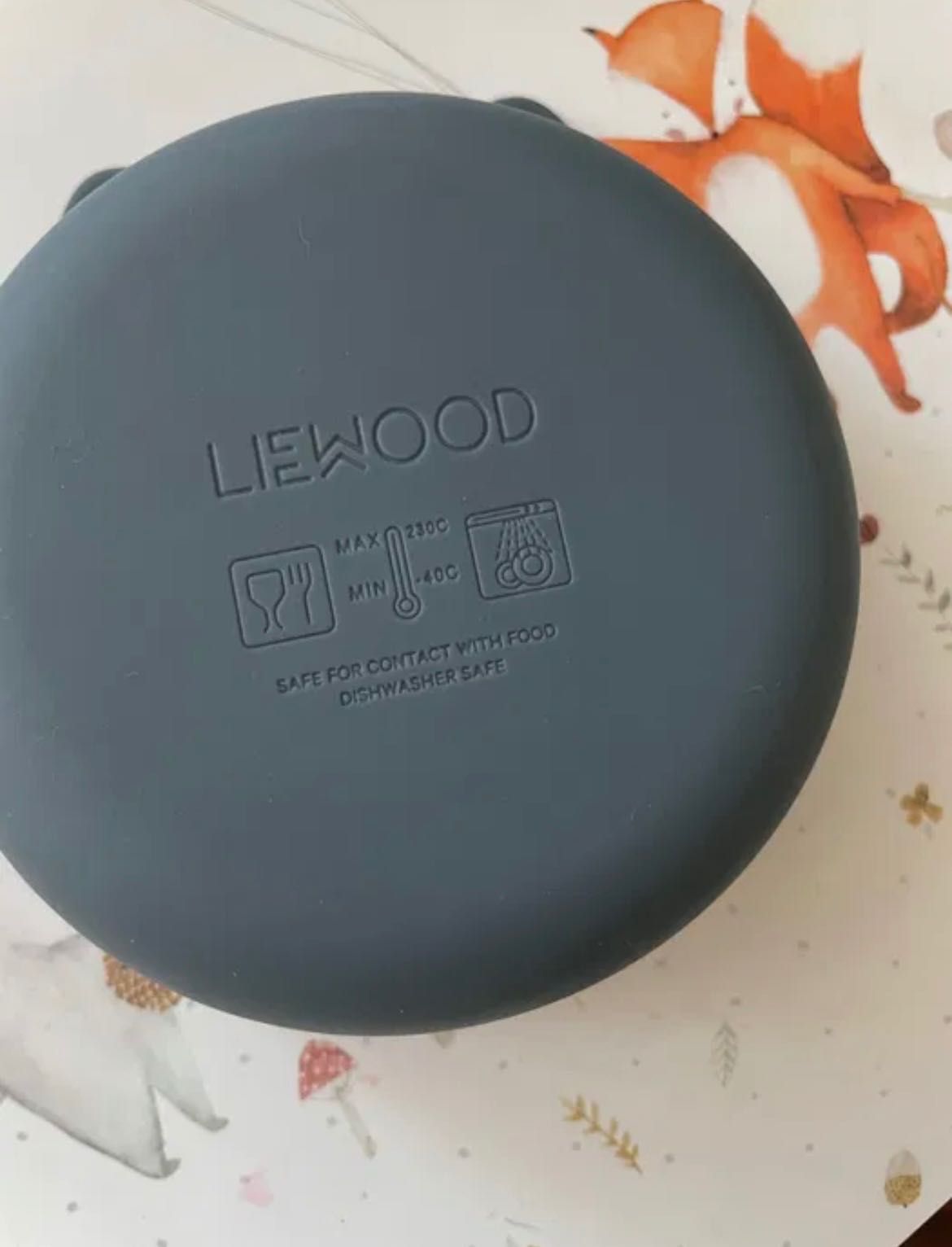 Новая детская силиконовая тарелка миска Liewood