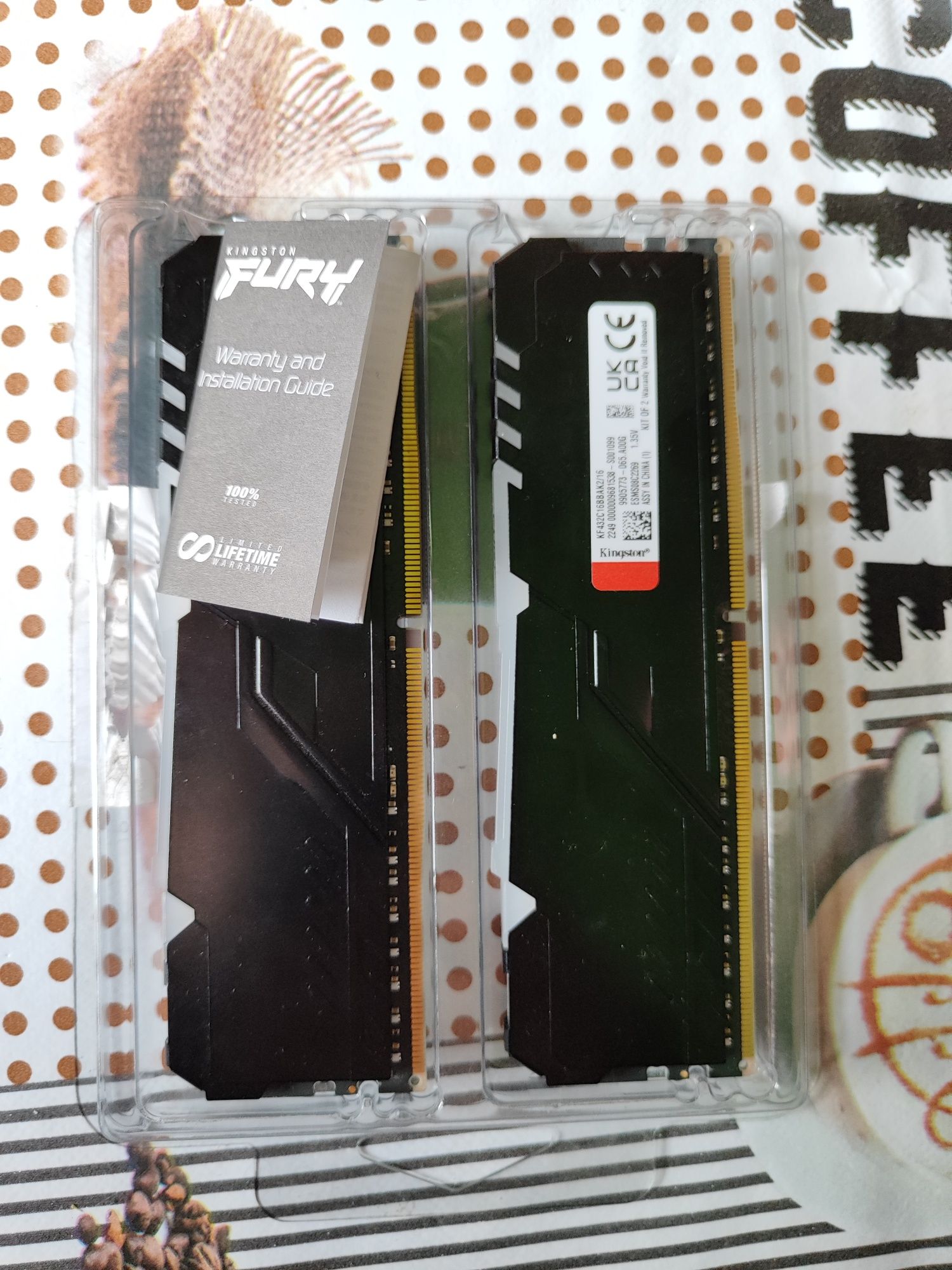 Pamięć ram 2x8gb Kingston fury