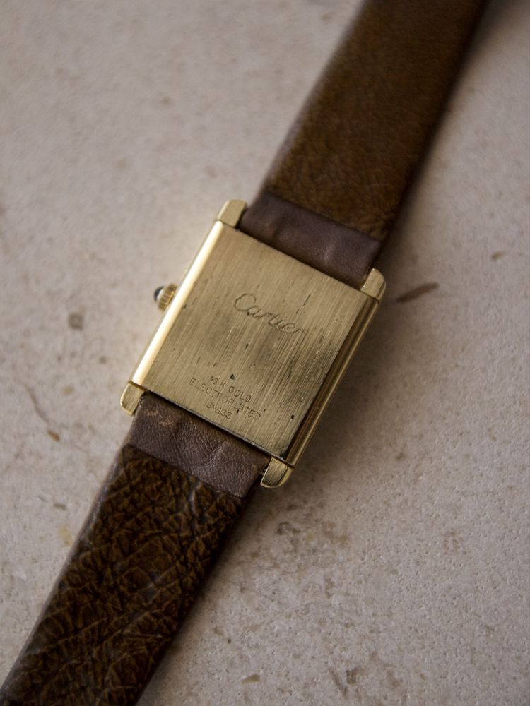 Relogio Cartier Tank mecânico