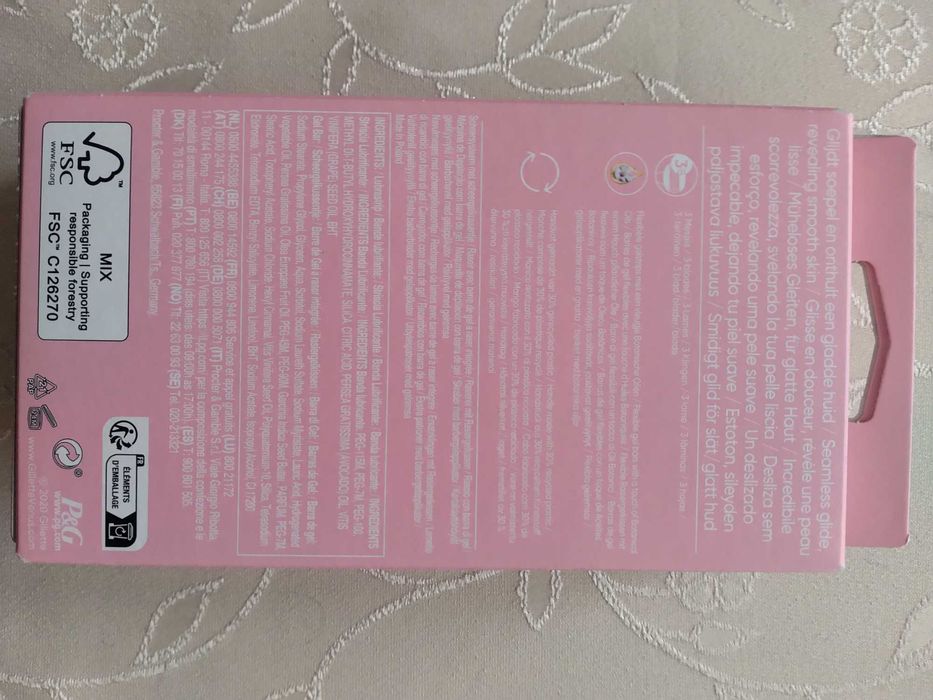 Gillette Venus Comfortglide - rączka + wkłady (8 sztuk). Oryginalne.