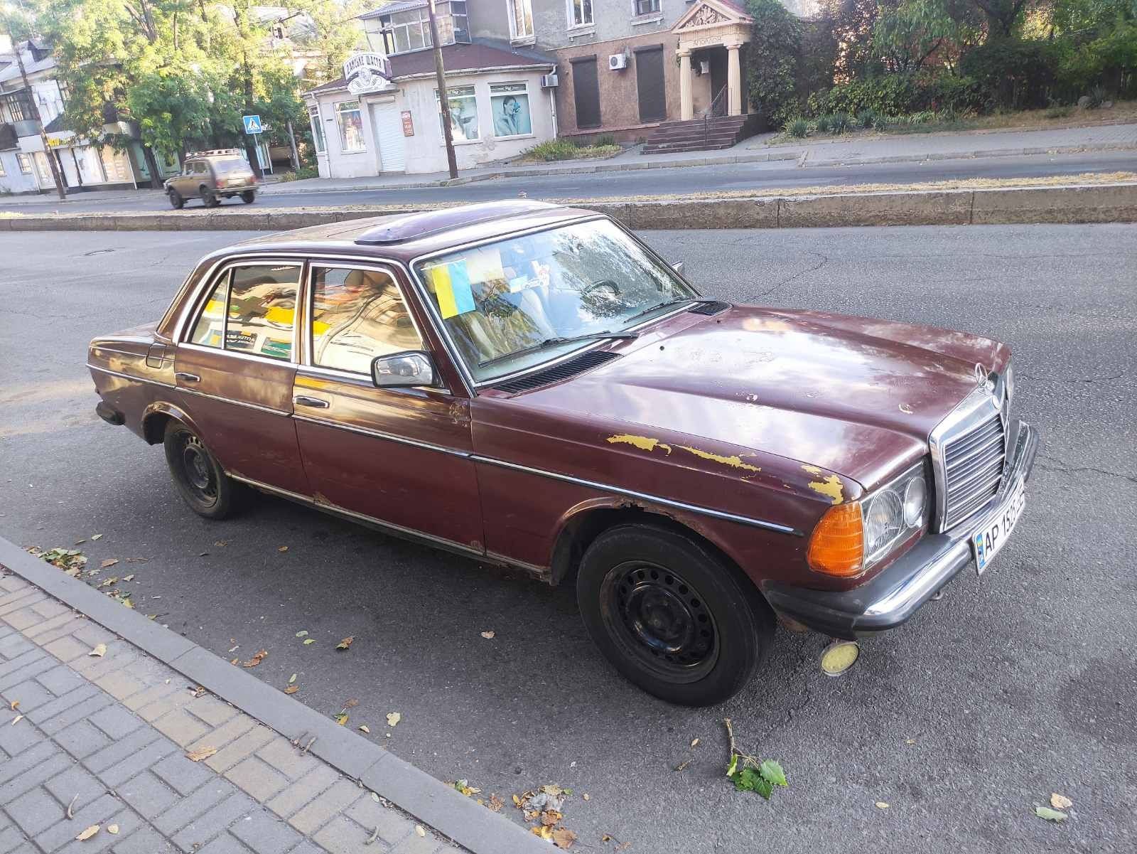 Мерседес w123 e230 автомат бензин переоформление, второй владелец с 80