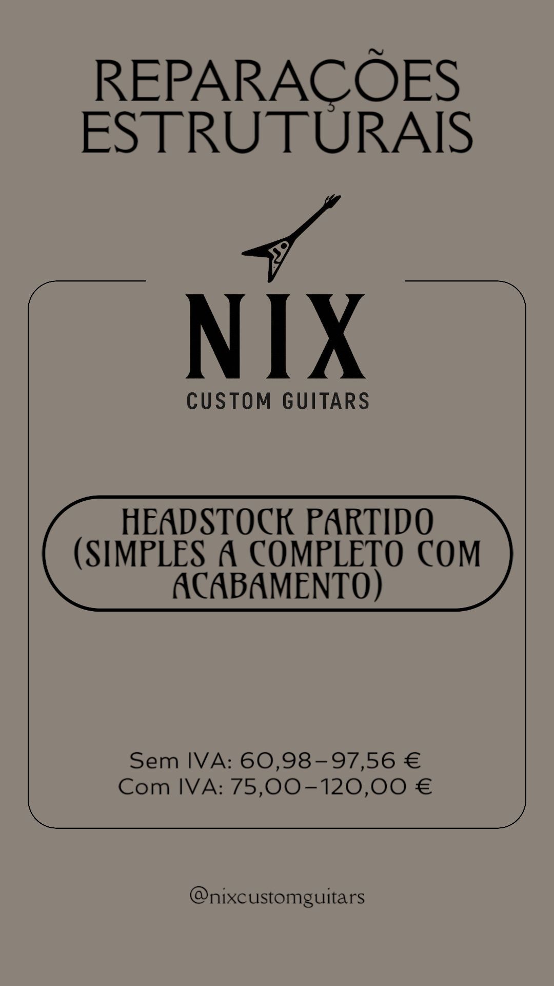 Serviços Profissionais de Luthier, Eletrónica e Setup