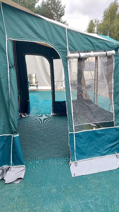 Przedsionek 250x220cm Namiot Przyczepy Kempingowej Uniwersalny Polecam
