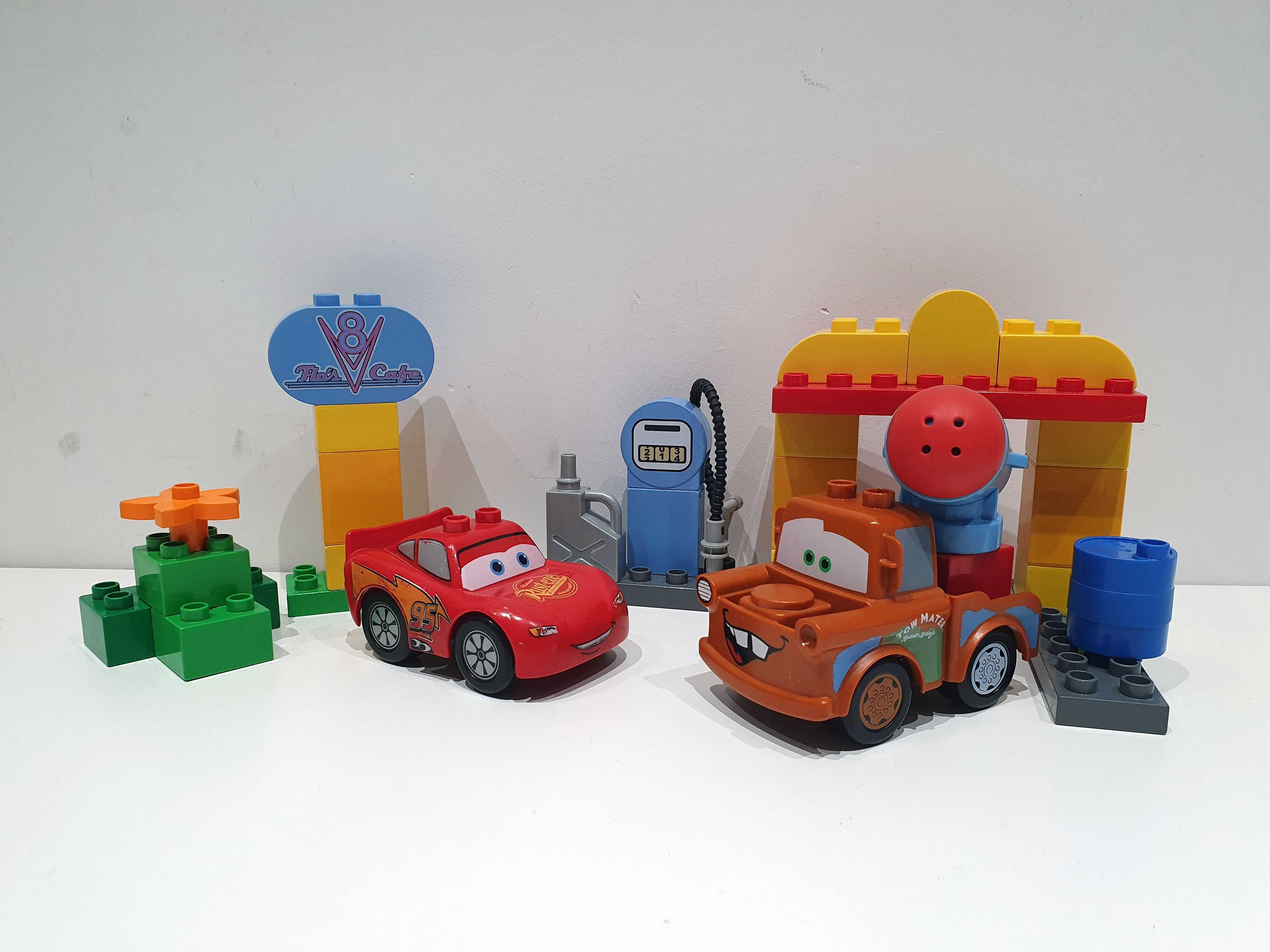 Lego DUPLO Cars Auta 5815 kawiarnia Zygzak McQueen 5817 agent Złomek