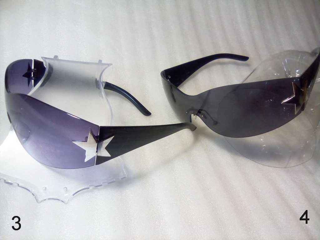 Солнцезащитные очки Y2K с 5 звездами, отличный подарок унисекс