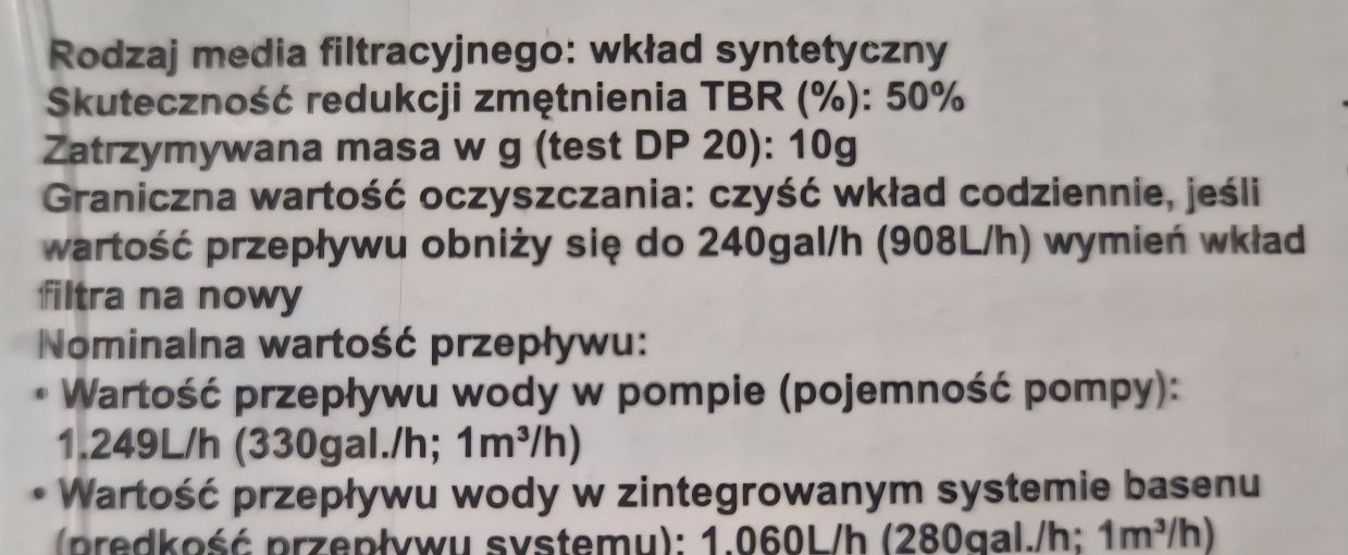 Pompa do basenu z wenzami