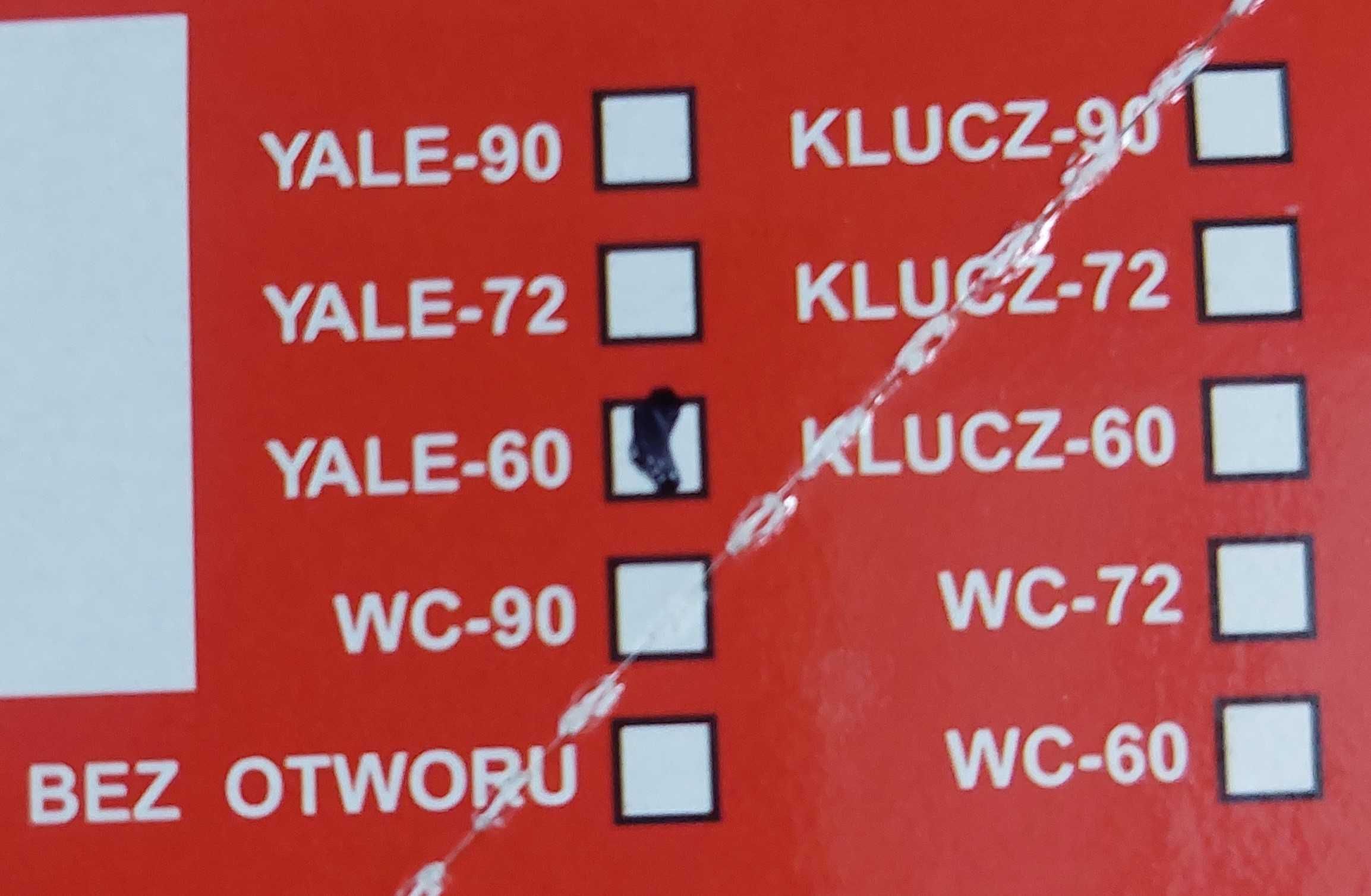 Klamka mosiężna z długim szyldem wewnętrzna Metal-Bud (nowa)
