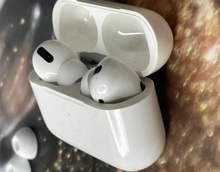 Топові Навушники AirPods Pro з шумоподавленням 1в1 +чохол